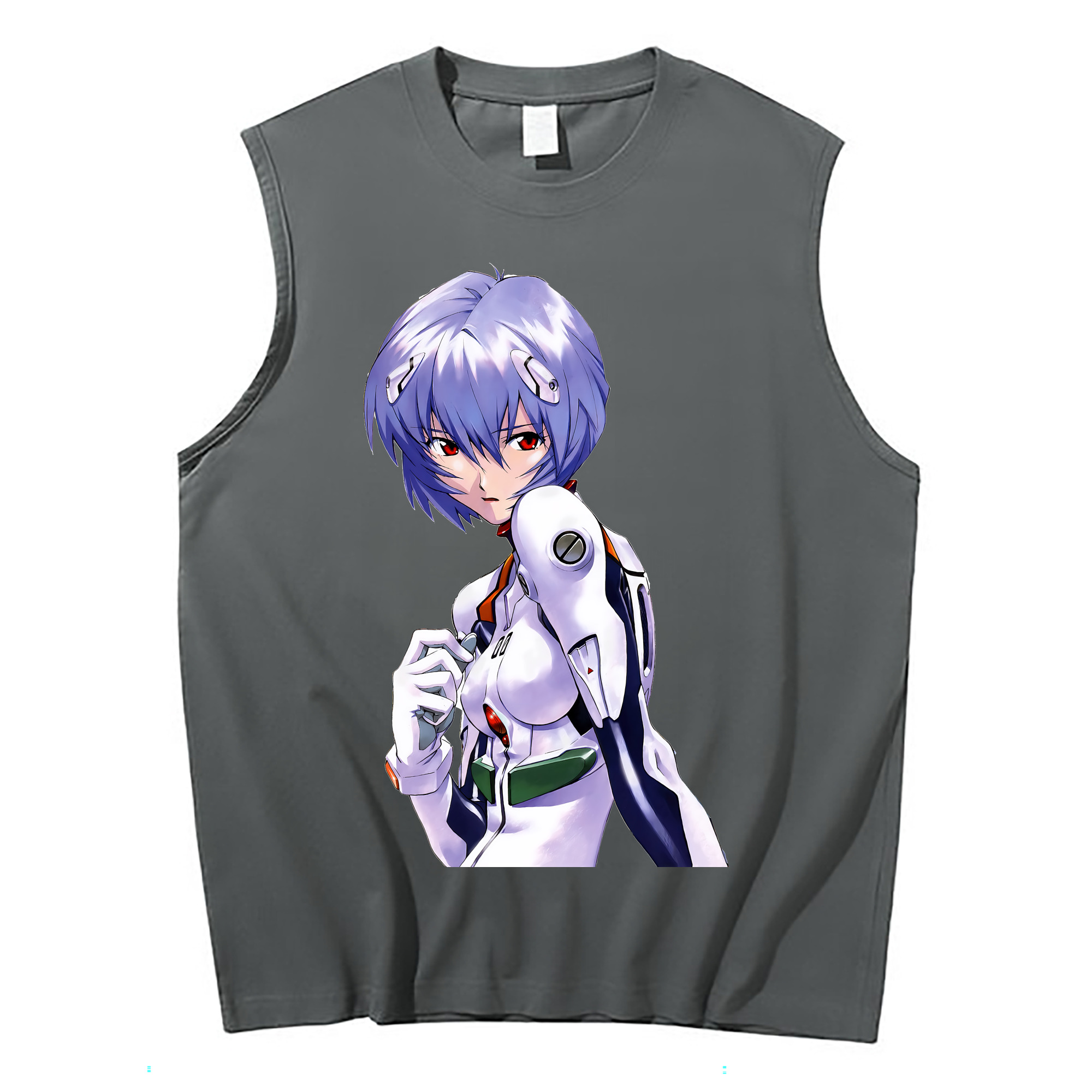 （画像用） EVA 新世紀エヴァンゲリオン コットン100％タンクトップ（フロントプリント）